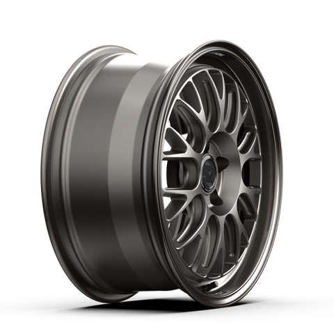 fifteen52 Holeshot RSR 18x8.5 5x108 42mm ET 63.4mm Center Bore Magnesium Grey w/ Gloss Lip - RSHML-88558+42