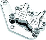 Performance Machine Front Narrow 4 Piston Classic Caliper/Bracket - Contrast Cut - 1219-0017-BM