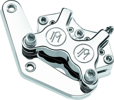 Performance Machine Front Narrow 4 Piston Classic Caliper/Bracket - Contrast Cut - 1219-0017-BM
