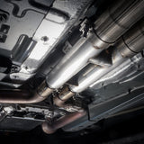 Stainless Works 2018+ Ford Mustang GT 3in Redline Series Catback H-Pipe w/Active Valves & Quad Tips - M18CBHFCV