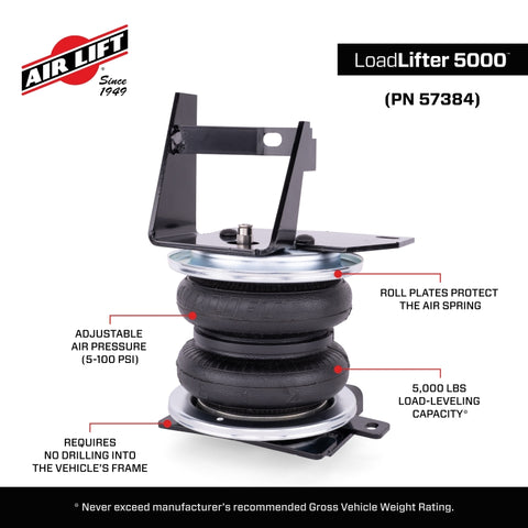 Air Lift Performance 2025 Toyota 4Runner 4WD LoadLifter 5000 Air Spring Kit - 57384