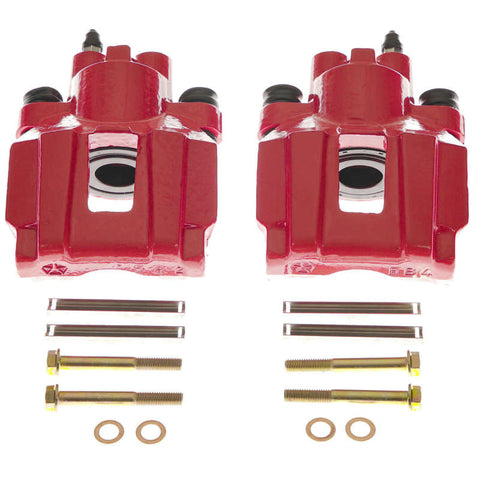 Power Stop 04-08 Chrysler Pacifica Rear Red Calipers - Pair - S4914