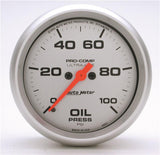 Autometer Ultra-Lite 66.7mm Full Sweep Electronic 0-100 PSI Oil Pressure Gauge - 4453