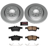 Power Stop 08-11 Saab 9-3 Rear Z23 Evolution Sport Coated Brake Kit - CRK5698