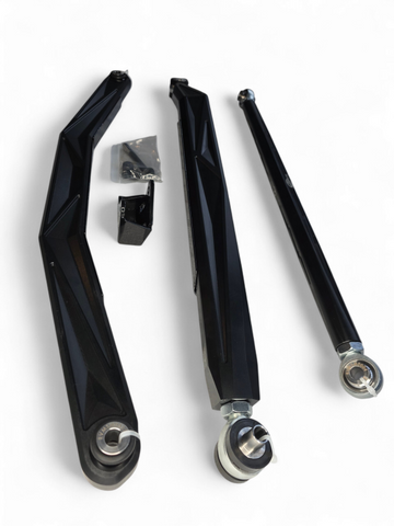 Elektric Offroad 2024+ Can Am Maverick R Volt Billet Radius Rods Anodized Black - AMFBM0001-B