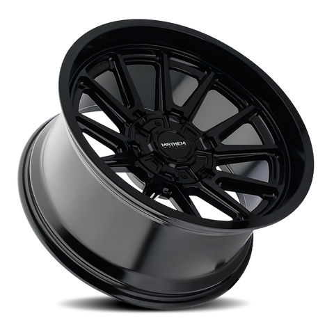 Mayhem 8116 Intrepid 20x10 / 6x135/139.7 BP / 24mm Offset / 106mm Hub Gloss Black Wheel - 8116-2137B