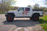Fishbone Offroad 2018+ Jeep Wrangler JL/JLU/2020+ Gladiator JT Alum Front Fender Flares - Black - FB33455F