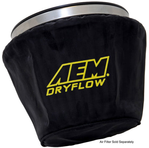 AEM Air Filter Wrap Black 7.5in Length x 5in Width x 5in Height - 1-4002