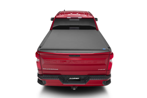 Lund 99-07 Chevy Silverado 1500 (6.5ft. Bed) Genesis Elite Roll Up Tonneau Cover - Black - 96853