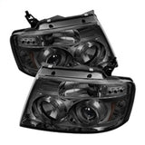 Spyder Ford F150 04-08 Projector Headlights Version 2 LED Halo LED Smke PRO-YD-FF15004-HL-G2-SM - 5010223
