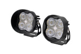 Diode Dynamics SS3 LED Pod Max - White SAE Fog Angled (Pair) - DD6499P