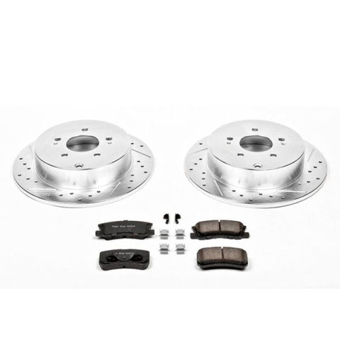 Power Stop 04-11 Mitsubishi Endeavor Rear Z23 Evolution Sport Brake Kit - K5260