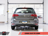 AWE Tuning VW MK7 Golf 1.8T Touring Edition Exhaust w/Chrome Silver Tips (90mm) - 3015-22052