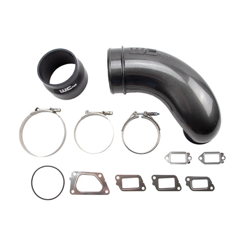 Wehril 11-16 Duramax LML 5 in. Intake Horn - Semi-Gloss Black - WCF100417-SGB