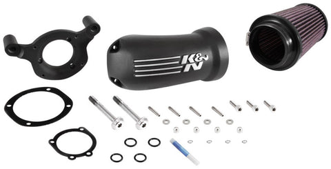 K&N 01-15 Harley-Davidson H/D Softail/Dyna Aircharger Performance Intake - 63-1137