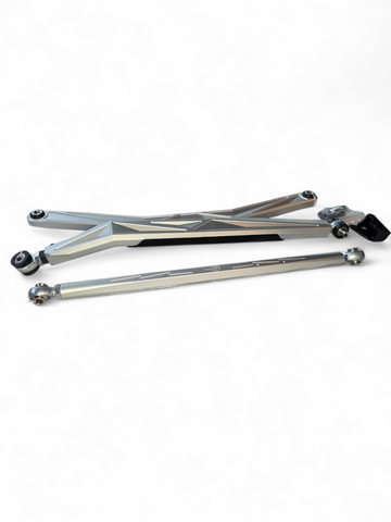 Elektric Offroad 2024+ Can Am Maverick R Volt Billet Radius Rods Anodized Clear - AMFBM0001-C
