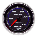 Autometer Cobalt 52mm 0-100psi Mechanical Boost Gauge - 6106