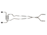 aFe 14-15 Infiniti Q50 (V37) V6 3.7L Takeda 2-1/2in SS Cat-Back Exhaust System w/ Carbon Fiber Tips - 49-36136-C