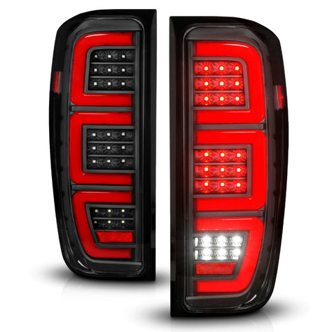 ANZO 19-23 GMC Sierra 1500/2500HD/3500HD Black Replacement Full LED Bar Tail Light - 311457