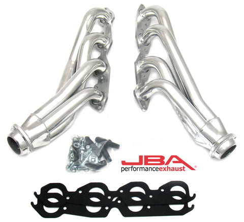 JBA 01-03 Gm Truck 8.1L BBC w/o EGR/A.I.R. 1-3/4in Primary Silver Ctd Cat4Ward Header - 1860SJS