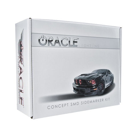 Oracle 10-14 Ford Mustang Concept Sidemarker Set - Tinted - No Paint - 9700-020