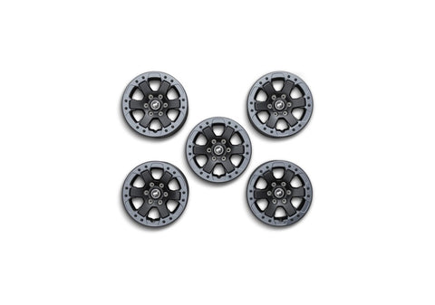 Ford Racing 21-23 Bronco 17inx8in Badlands Bead Lock Capable Wheel Kit - M-1007K-DC178B