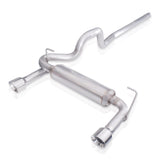 Stainless Works 2018+ Jeep Wrangler JL 304SS Factory Connect 2.5in Cat Back Exhaust System - JPJLUCB