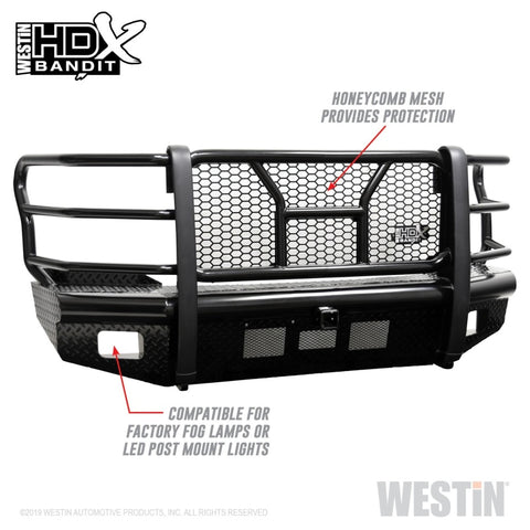Westin/HDX Bandit 18-20 Ford F-150 (Excl. EcoBoost) Front Bumper - Black - 58-31105