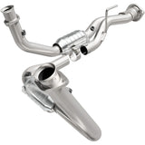 MagnaFlow Direct Fit Catalytic Converter 05-06 Jeep Grand Cherokee 3.7L Y-Pipe Assembly - 49687
