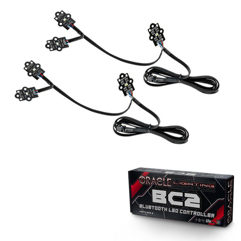 Oracle 19-21 GMC Sierra 1500 RGB+W Headlight DRL Kit - ColorSHIFT w/ BC1 Controller - 1287-335
