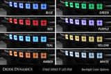 Diode Dynamics Bronco SS5 6-Pod CrossLink Grille Lightbar Kit Sport - Yellow Combo - DD7236