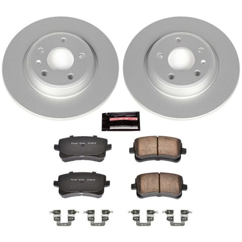 Power Stop 09-16 Audi A4 Rear Z23 Evolution Sport Coated Brake Kit - CRK4745