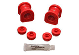 Energy Suspension 89-94 Nissan 240SX (S13) Red 24mm Front Sway Bar Bushing Set - 7.5121R