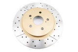DBA 04-06 Lexus RX330 Front Drilled & Slotted Street Series Rotor - DBA2702X