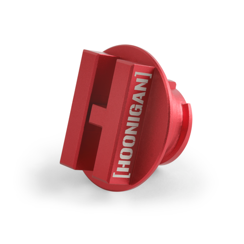 Mishimoto 05-16 Ford Mustang Hoonigan Oil FIller Cap - Red - MMOFC-MUS2-HOONRD