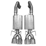 Kooks 09-13 Chevy Corvette C6 LS2/LS3 6.0L/6.2L OEM x 2 1/2in Axleback w/Pol tips - 21606300