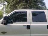 EGR 99+ Ford Super Duty Crew Cab In-Channel Window Visors - Set of 4 (573511) - 573511