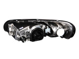 ANZO 2001-2004 Dodge Stratus Crystal Headlights Black - 121026