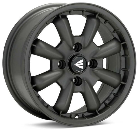 Enkei Compe 16x7 0mm Offset 4x114.3 Bolt Pattern 72.6mm Bore Dia Matte Gunmetal Wheel - 477-670-4800GM