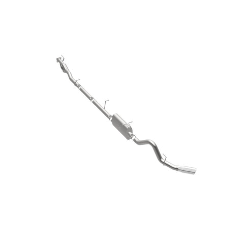 MagnaFlow Sys C/B 11-15 Ford Super Duty F250 6.2L EC CC, SS 3.5in Single Rear Pass Side Ext 5in Tip - 19174