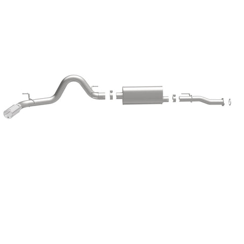 MagnaFlow Cat-Back 2016 Toyota Tacoma 3.5L V6 SS 3in Single Pass Side Exit Rear 4in Tip - 19291