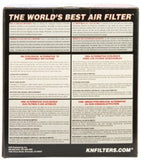 K&N Universal Rubber Filter 4.5in Flange ID / 5.875in Base OD / 5.125in Top OD / 5in Height - RU-4260