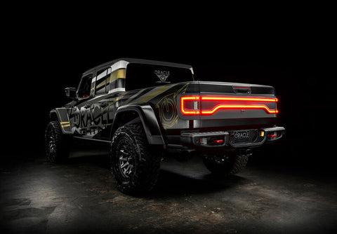Oracle 20-23 Jeep Gladiator Racetrack Style LED Tail Gate Light - Tinted - 5918-504-T