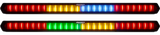Rigid Industries 28in Chase Light Bar Universal - Rear Facing 27 Mode 5 Color LED Light Bar - 901802