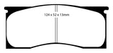 EBC 65-69 Dodge Dart 2.8 Yellowstuff Front Brake Pads - DP41157R