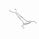 MagnaFlow 14 Infiniti Q50 V6 3.7L Cat-Back Polished Stainless Tips Dual Split Rear Exit Exhaust - 15310