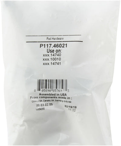 StopTech Performance 14-19 Cadillac CTS Front Brake Pads - 309.14741