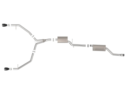 aFe MACH Force-Xp 13-16 Audi Allroad L4 SS Cat-Back Exhaust w/Black Tips - 49-36438-B