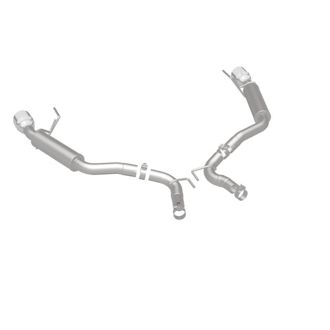 MagnaFlow Axle Back, SS, 2.5in, Competition, Dual Split Polish 4.5in Tip 2015 Ford Mustang Ecoboost - 19179