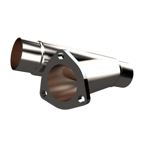 QTP 2.25in Weld-On QTEC Exhaust Cutout Y-Pipe - 10225